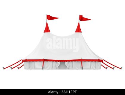 Tente de cirque isolé Banque D'Images