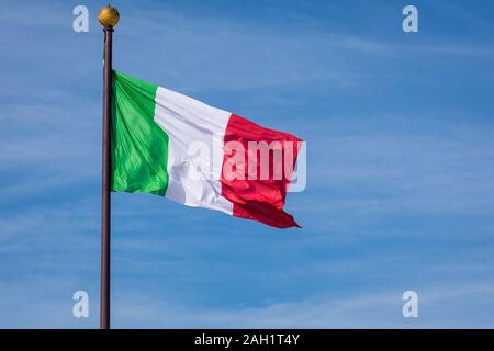 Drapeau italien Banque D'Images