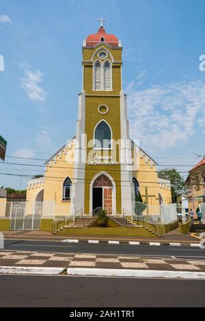 Paroquia Sao Joao Batista, église catholique dans le centre de Foz do Iguaçu Banque D'Images