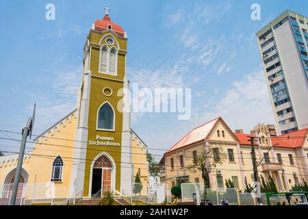 Paroquia Sao Joao Batista, église catholique dans le centre de Foz do Iguaçu Banque D'Images