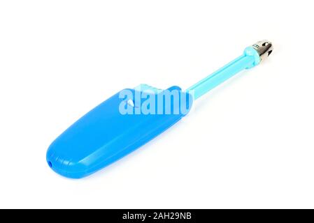 Briquet à gaz isolé sur fond blanc avec clipping path Banque D'Images