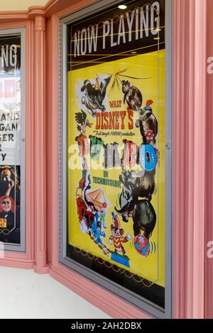 Vintage Walt Disney affiche de film pour Dumbo Banque D'Images