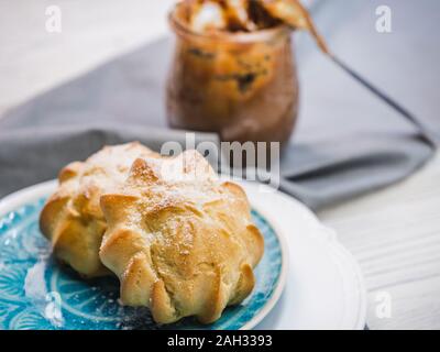 Des pâtisseries fraîches. Close up, side view Banque D'Images