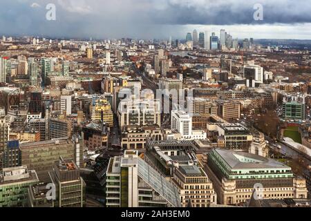 Vue du ciel Gardens (Londres) Banque D'Images