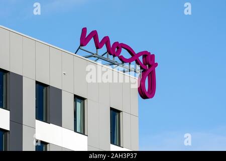 Hôtel Moxy, NEC, Birmingham, UK Banque D'Images