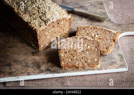 Miche de pain au levain de seigle rhénane Banque D'Images