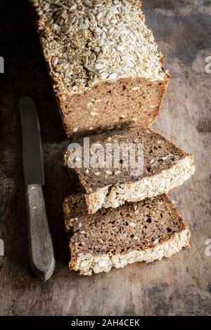 Miche de pain au levain de seigle rhénane Banque D'Images