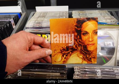 CD Single : Madonna - frozen Banque D'Images