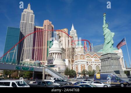 Hôtel New York, Las Vegas, Nevada. Banque D'Images