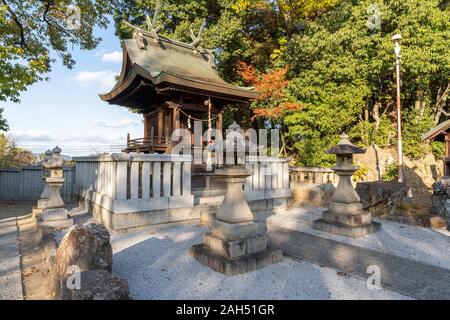 Achi shrine, Kurashiki Bikan quartier historique, Kurashiki, préfecture d'Okayama, Japon Banque D'Images