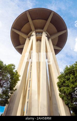 Ristorante Il Fungo (le restaurant de champignons) dans le quartier Eur de Rome - Italie Banque D'Images