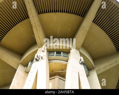 Ristorante Il Fungo (le restaurant de champignons) dans le quartier Eur de Rome - Italie Banque D'Images