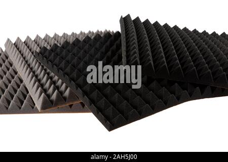 L'éponge mousse acoustique acoustique - Pyramide - ignifugeants éponge. Banque D'Images