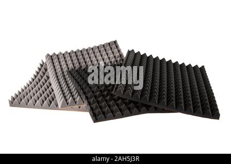 L'éponge mousse acoustique acoustique - Pyramide - ignifugeants éponge. Banque D'Images