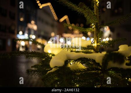 Kitzbühel En Hiver, Tyrol, Autriche Banque D'Images