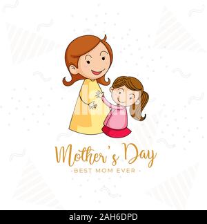 Mère jour arrière-plan modèle vector Illustration de Vecteur