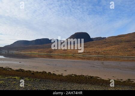 Côte ouest de l'Écosse et ullapool Wester Ross. Banque D'Images