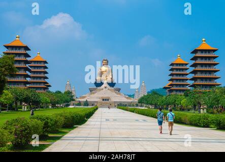 Le monastère de Guang Shan à Kaohsiung Taiwan Banque D'Images