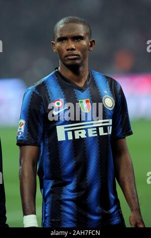 Milan, Italie, 15 novembre 2010, 'G.Meazza San Siro Stadium, ' Campionato di Calcio Série A 2010/2011, FC Inter - AC Milan : Samuel Eto'o Banque D'Images