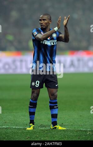 Milan, Italie, 15 novembre 2010, 'G.Meazza San Siro Stadium, ' Campionato di Calcio Série A 2010/2011, FC Inter - AC Milan : Samuel Eto'o Banque D'Images