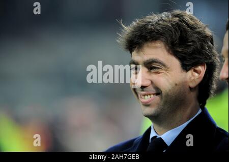 Milan Italie, 30 octobre 2010, 'G.Meazza San Siro Stadium, ' Campionato di Calcio Série A 2010/2011, l'AC Milan - FC Juventus : le président de la Juventus Banque D'Images