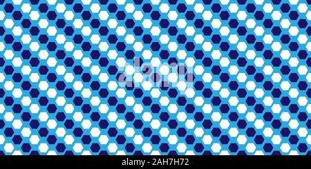Motif transparente dans les tons de bleu et d'hexagones. consécutifs parallèle Illustration de Vecteur