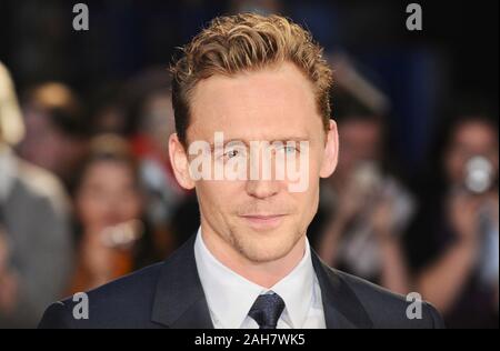 Tom Hiddleston, '- lieu" - Festival Gala, BFI London Film Festival, Odeon Leicester Square, Londres. UK Banque D'Images