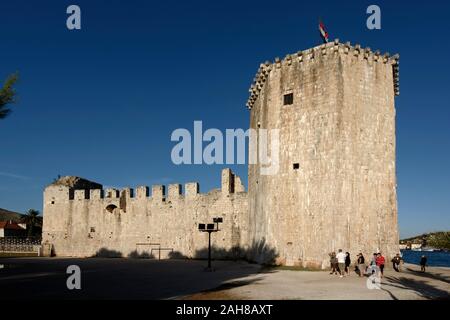 Château Kamerlengo et forteresse, Trogir, en Dalmatie, Croatie, Europe Banque D'Images