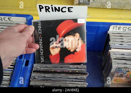 UK CD single : Prince - Fille de cannelle Banque D'Images