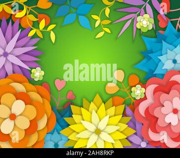 Printemps Floral Design Graphique - avec des fleurs colorées - pour t-shirt, mode, imprime Illustration de Vecteur