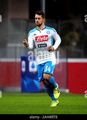 Milan, ITALIE - 23 novembre 2019: Amin Younes en action pendant la série A 2019/2020 MILAN / NAPLES au stade San Siro. Banque D'Images