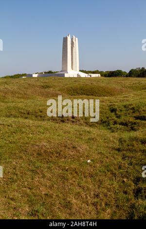 Vimy, France. 2019/9/14. Mémorial National du Canada à Vimy (Première Guerre mondiale) sur le Mémorial de Vimy, près de la ville d'Arras. Banque D'Images