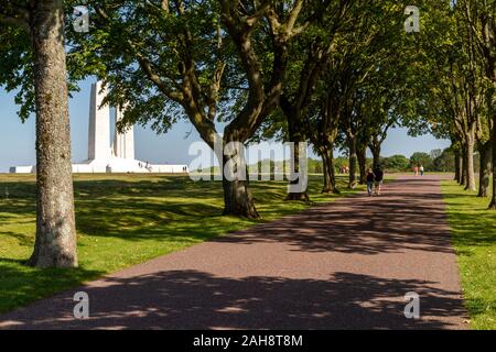 Vimy, France. 2019/9/14. Mémorial National du Canada à Vimy (Première Guerre mondiale) sur le Mémorial de Vimy, près de la ville d'Arras. Banque D'Images
