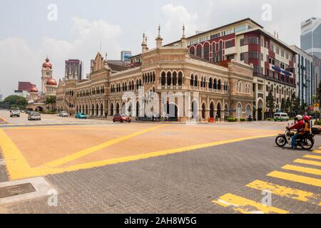 Kuala Lumpur, Malaisie - le 5 mars 2019 : Street près de Rivière de la vie à KL Banque D'Images