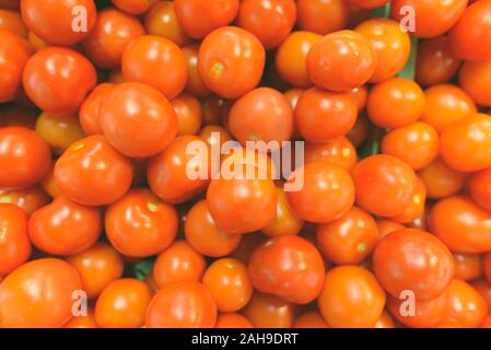 Tourné directement au-dessus des tomates Banque D'Images
