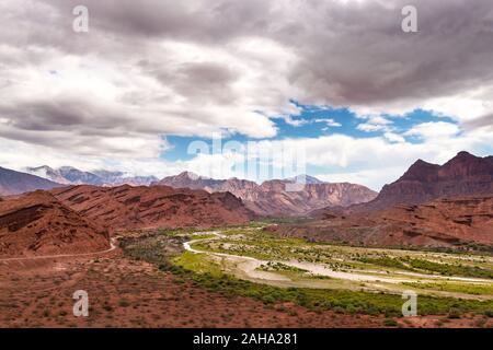 La réserve naturelle Quebrada de las Conchas, également connue sous le nom de Quebrada de Cafayate, est située dans les vallées de Calchaquíes, près de Cafayate. Banque D'Images