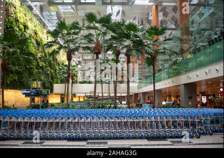 19.11.2019, Singapore, Singapour - assurance voiture dans le hall des arrivées du Terminal 3 de l'Aéroport International de Changi. 0SL191119D015CAROEX.JPG [REL Banque D'Images