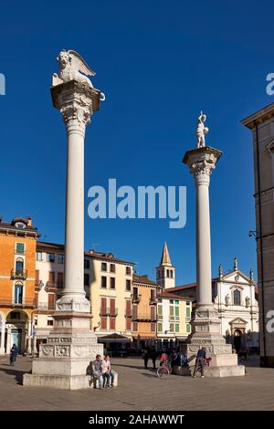 Piazza dei Signori. Vicenza, Vénétie, Italie Banque D'Images