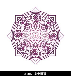 Mandalas à colorier pour colorés. Forme de fleur inhabituelle. Ronde décorative ornements. Vecteur Oriental, thérapie anti-stress. Illustration de Vecteur