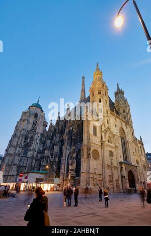 Stephansdom St. Stephen cathédrale. Stephansplatz. Vienne Autriche Banque D'Images