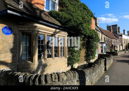 Street View de Higham Ferrers ville, Northamptonshire, England, UK Banque D'Images