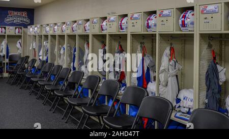 Shreveport, LA, USA. Dec 26, 2019. La technologie de la salle de casier au stade de l'indépendance avant l'indépendance Bol match entre l'Université de Miami les ouragans et les Bulldogs de Louisiana Tech à Stade de l'indépendance à Shreveport, en Louisiane. Kevin Langley/Sports médias du Sud/CSM/Alamy Live News Banque D'Images