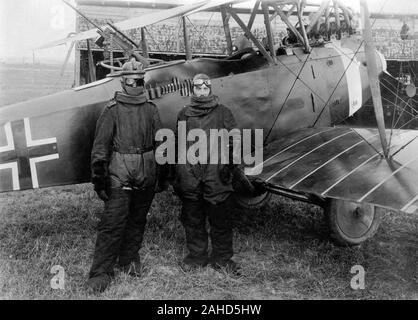 La guerre aérienne de la Première Guerre mondiale, 1914-1918 Banque D'Images