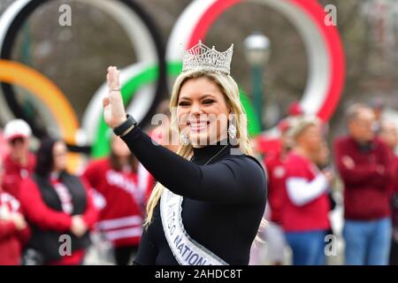 Atlanta, États-Unis. 28 Dec, 2019. Madison Kennelly, Miss nationale, USA., . Photo de David Tulis/UPI UPI : Crédit/Alamy Live News Banque D'Images