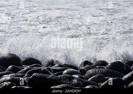 Plage de San Miguel, Ensenada, Mexique Banque D'Images