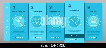 L'Australie l'intégration Icons Set Vector Illustration de Vecteur