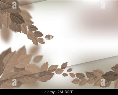 Feuilles vertes. L'écologie de la feuille verte de la nature. Vector illustration d'été. Les feuilles colorées en beau style sur fond clair. Feuillage frais du printemps Illustration de Vecteur