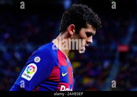 Barcelone - DEC 21 : Carles Aleña joue au match de la Liga entre le FC Barcelone et le Deportivo Alaves au Camp Nou le 21 décembre 2019 en Banque D'Images