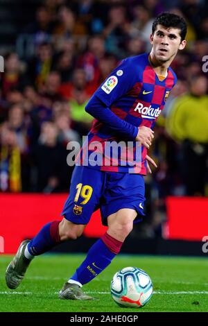 Barcelone - DEC 21 : Carles Aleña joue au match de la Liga entre le FC Barcelone et le Deportivo Alaves au Camp Nou le 21 décembre 2019 en Banque D'Images