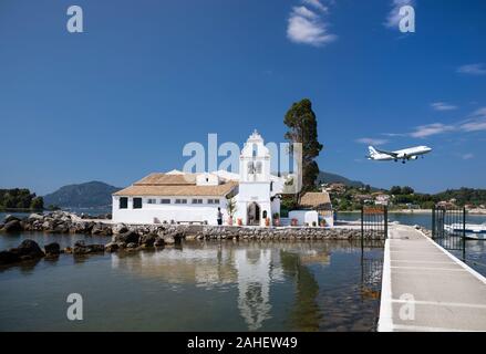 Monastère de Vlachernes, Corfou, Grèce Banque D'Images